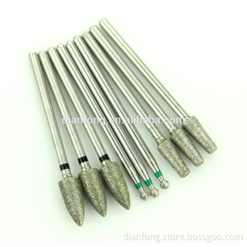 HP coated polishing dental burs diamond
